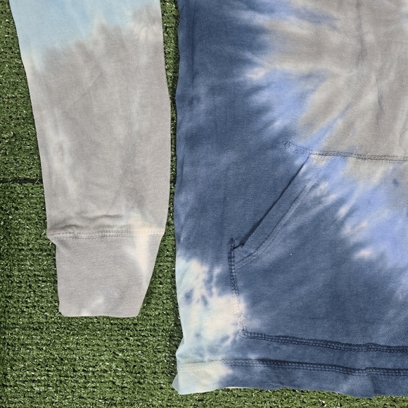 OHIOPYLE | 100% COTTON HOODED TYE DYED LIGHTWEIGHT LONG SLEEVE SHIRT w\ POCKET - Picture 7 of 13